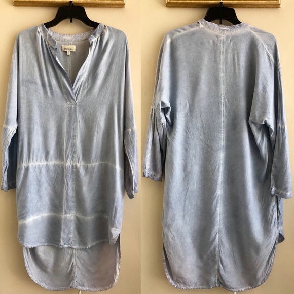 Anthropologie Dresses & Skirts - 🍓[Anthropologie] Blue Tie Dye Chambray Dress